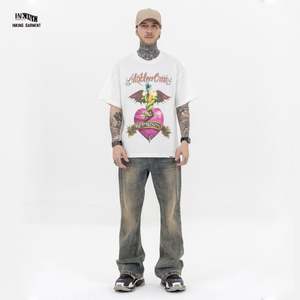 <span class=keywords><strong>Camiseta</strong></span> con estampado de dibujos animados, camisetas con estampado de vinilo de transferencia, camisetas Muscle Baby New 2024 para hombres, camisetas 3D de Hip-Hop, camisetas 2924 para hombres de gran tamaño - Product Image 5