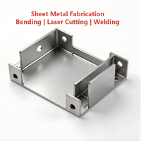 Caja de Aluminio Anodizado de Color, Estructura Metálica CNC, Bisagras de Aluminio 6061-T6 Mecanizadas por CNC