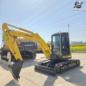 รถขุดตีนตะขาบยันม่าร์ 55 มือสอง ขนาด 5 ตัน บุ้งกี๋ 0.2 ลบ.ม. ของแท้จากญี่ปุ่น รถขุดขนาดเล็กสำหรับงานก่อสร้าง ชั่วโมงการใช้งานต่ำ สภาพดี - Product Image 5