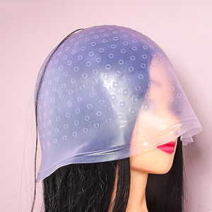 Gorro de silicona para mechas, tamaño universal, para teñir y rizar el cabello, para uso en salón. - Product Image 4