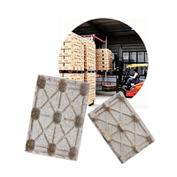 Palette en bois moulée sous pression robuste de 48 pouces pour entrepôt et logistique MDI, palettes en bois moulées à chaud de 1200 mm, palette en bois pressé