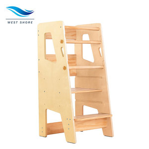 Tour d'apprentissage Montessori pour enfants, escabeau transparent pour la <span class=keywords><strong>cuisine</strong></span>, tous les côtés, <span class=keywords><strong>design</strong></span> moderne pour chambre à coucher, école - Product Image 1