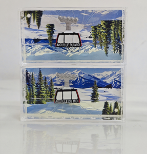 Articoli Souvenir da viaggio personalizzati fermacarte torre Eiffel della neve francese - Product Image 5