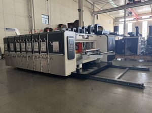 QH tự động tốc độ cao flexo <span class=keywords><strong>carton</strong></span> sóng in khía quay chết máy cắt - Product Image 6