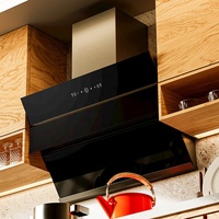 Hotte de cuisine murale en acier inoxydable avec filtre en aluminium, nettoyage automatique, directement de l'usine, fabricant OEM, vente en gros aux États-Unis