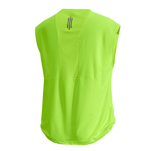 T-shirt sans manches en soie glacée pour homme, léger et respirant, débardeur de sport, course à pied, entraînement, veste athlétique sans manches - Product Image 1