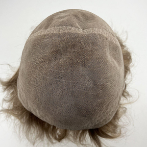 Perruque en dentelle pour hommes, très vendue, avec base en dentelle complète, confortable et respirante, cheveux Remy pour hommes - Product Image 1