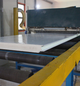 Panneaux sandwich/panneaux isolants PUR/PIR de 200 mm de largeur, panneaux muraux métalliques isolés pour usage <span class=keywords><strong>industriel</strong></span> extérieur, pour entrepôt, ignifuges - Product Image 3