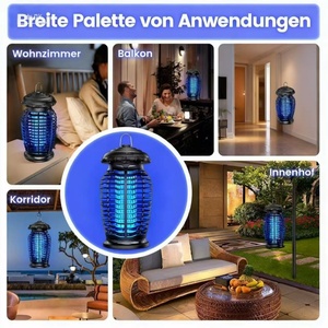 15W Outdoor Indoor <strong>Mosquito</strong> Killer Courtyard <strong>Garden</strong> Electric Shock <strong>Insecticidal</strong> Lamp 4200V Fly Killer Fly Trap - Product Image 6