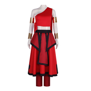 Costume Cosplay di Halloween per Anime <span class=keywords><strong>Avatar</strong></span>: <span class=keywords><strong>The</strong></span> Last Airbender, Costume di Bumi Omashu Katara con Pantaloni e Componenti Superiori - Product Image 2