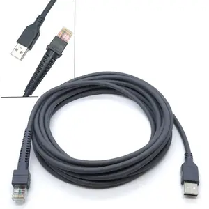 USB2.0 dan RJ45 Kabel Pemindai Kode Batang Genggam Konektor GD4130 untuk Datalogic Gryghon Magellan 7000 1100i 1400i 800i