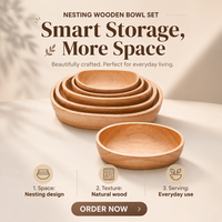 Bol en bois massif d'hévéa multifonctionnel ovale peu profond pour salade, fruits, collations, service, bol en bois naturel pour la maison et la cuisine, cadeau de détail