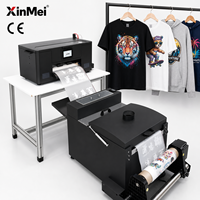 Imprimantes DTF automatiques XINMEI A3 au prix d'usine, imprimante jet d'encre directe sur film avec tête d'impression XP600/I3200 pour l'impression sur t-shirts