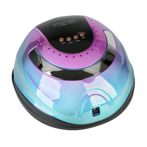 Lampe à ongles colorée à main grillée 57 perles de lampe bicolore lampe à ongles à induction automatique - Product Image 4