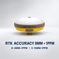 Récepteur GNSS RTK toutes conditions météorologiques GEO-POSITION G7 X7 avec batterie de 22h pour la topographie forestière