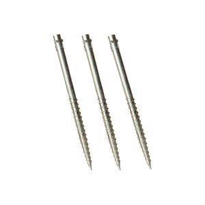 Venta caliente Precio de fábrica Q235 Anclaje de tierra Tornillo de tierra en espiral Anclajes de caída Galvanizado en caliente para la industria pesada - Product Image 6