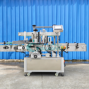 Máquina Etiquetadora Automática de Doble Cara para Productos Redondos y Planos, Etiquetadora de Botellas de Plástico, Aplicadora de Etiquetas para Botellas de Champú y Agua - Product Image 2