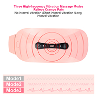 Ceinture de massage intelligente à chaleur portable, à vibrations, à commande tactile, pour le dos et l'abdomen