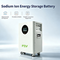 Batterie de stockage d'énergie au sodium-ion 16 kWh à fixation murale pour système solaire domestique |   Stock local UE