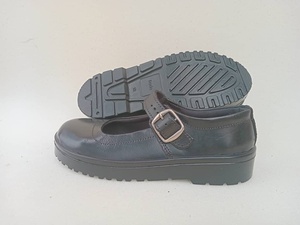 Zapatos Escolares Negros Formales para Estudiantes de Primaria y Secundaria, Zapatos de PU Ligeros Antifatiga para Todas las Estaciones - Product Image 1
