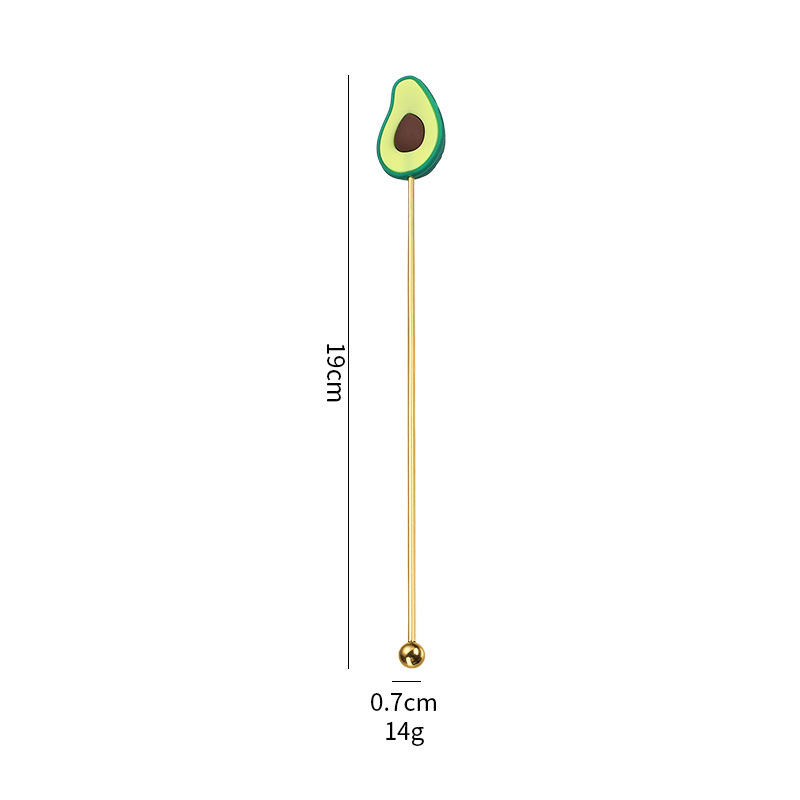 304 material 19cm aguacate revolviendo palo [Oro]