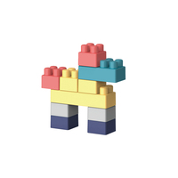 Juego de Bloques de Construcción de 260 Piezas, Educativo, para Armar, Modelo de Edificios Modernos, Juguete para Niños de 2 a 4 y de 5 a 7 Años, Bloques de Construcción Resistentes, Caja de Regalo