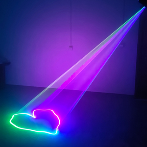 Chuyên nghiệp 500mW RGB DJ điều khiển Disco chùm dòng máy quét chiếu sân khấu đèn <span class=keywords><strong>laser</strong></span> hiệu ứng cho bên hộp đêm - Product Image 4