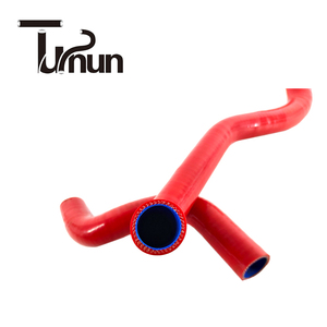 90-95 Toyota Starlet Glanza EP82 4E-FTE 4EFTE için kaliteli silikon radyatör hortumu kiti kırmızı - Product Image 5