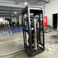 Komersial 250L/HR peralatan pembersihan air Osmosis terbalik pompa PLC untuk perawatan air mesin Filter membran Air