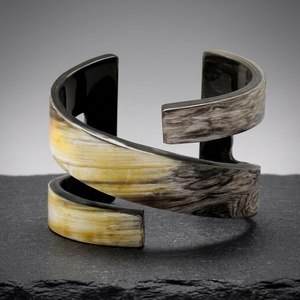 Pulsera Infantil de Cuerno de Búfalo Natural Ecológico de Vietnam, Color Natural, Linda y a la Moda, Tamaño Personalizable, para Aniversario, Venta al por Mayor - Product Image 2