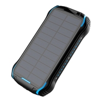 Nouveau produit 2025 : Lampe torche portable solaire étanche grande capacité (25000mAh/26800mAh) pour camping et extérieur, avec micro USB