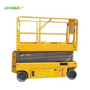 8. Carro de mesa elevadora hidráulica de tijera doble de fácil movilidad LIANGZO para tareas de manejo de materiales pesados