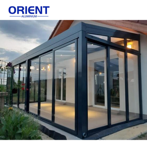 Fabbrica diretta giardino esterno Free Standing Veranda in alluminio Veranda Veranda in vetro casa bioclimatica Pergola - Product Image 3