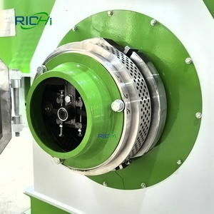 RICHI Nouvelle machine <span class=keywords><strong>à</strong></span> granulés automatique en acier inoxydable SZLH-250 1-2 T/H pour herbe, coques d'arachides, maïs et aliments pour animaux, 22KW 380V - Product Image 3