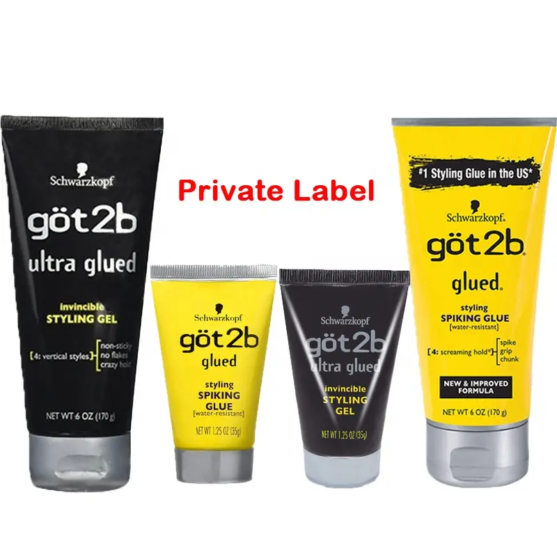 Gel coiffant pour cheveux humains de marque privée got2b spray collé Gel Gel Gel Ultra Collé Invincible Styling Hair Gel