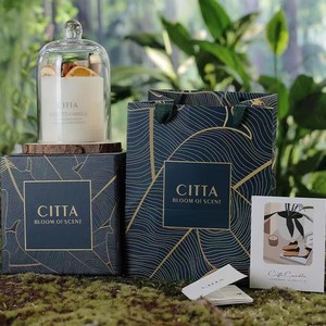 Lilin Aromaterapi Mewah Buatan Tangan dari Lilin Lebah dengan Wewangian Aromaterapi dalam Stoples Kaca Desain Modern Non-Toksik untuk Penggunaan Liburan/Natal. - Product Image 2