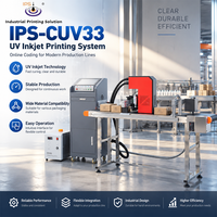 Imprimante couleur UV à jet d'encre IPS-CUV33 PIJ, système d'impression numérique industriel, solution de codage de données variables