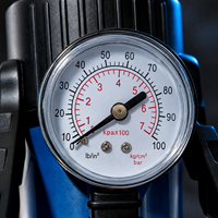 Easy Use 12V DC Car Tire Inflator with Tire Pressure Monitor and Gauge Portable Air Compressor Rapid Inflation