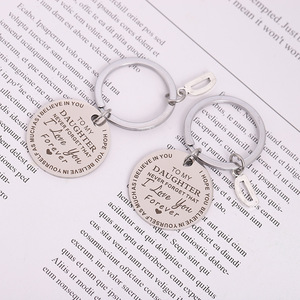 <span class=keywords><strong>Porte</strong></span>-clés <span class=keywords><strong>Porte</strong></span>-clés transfrontalier <span class=keywords><strong>à</strong></span> MY SON/DAUGHTER <span class=keywords><strong>Porte</strong></span>-clés lettrage Cadeau créatif (support de commande) - Product Image 1