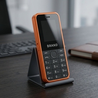 Teléfono con Teclado Linux Económico, Doble SIM GSM 2G con Linterna y Radio FM, Soporte en Español/Alemán para Personas Mayores