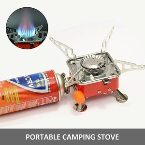Réchaud de <span class=keywords><strong>camping</strong></span> portable ultraléger, mini réchaud de <span class=keywords><strong>camping</strong></span> pliable en métal, réchaud à <span class=keywords><strong>gaz</strong></span> de <span class=keywords><strong>camping</strong></span> coupe-vent, brûleur pour <span class=keywords><strong>randonnée</strong></span> en sac à dos - Product Image 4