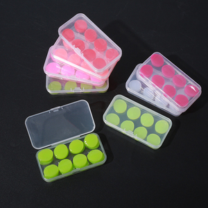 6 Paar Gel-Ohrstöpsel, wiederverwendbare Silikon-Ohrstöpsel, wasserdichte Schwimm-Ohrstöpsel, geräuschunterdrückende Ohrstöpsel für Erwachsene und Kinder - Product Image 3