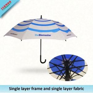 Parapluie de golf à ouverture automatique personnalisé avec impressions de logo sur mesure, tissu pongé 190T, design coupe-vent - Product Image 2