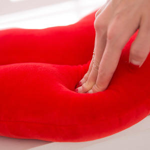 Altri cuscini funzionali nuovo cuscino a forma di moda liscio morbido velluto letto da soggiorno cuscino di lancio posizionatore irregolare - Product Image 5