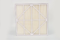 Nouveau système d'alimentation en air haute température, filtre HEPA en panneau de papier plissé ultra-mince en fibre de verre pour boîtier de filtre