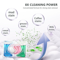 OEM ODM Lion Cleaning Détergent à lessive multi-effets quatre-en-un, pastilles de lavage résistantes, billes de lavage pour un lavage efficace