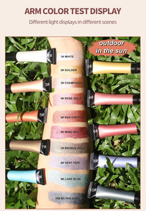 OCHAIN-resaltador de Ojos de alta pigmentación, maquillaje líquido vegano resistente al agua, brillo facial y <span class=keywords><strong>corporal</strong></span>, marca privada - Product Image 4
