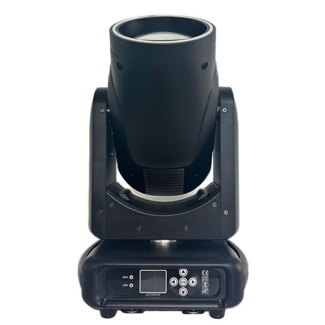 ZY Mini 295W 14R LED Moving Head Sharpy Beam Light RGB Halo Ring for DJ Club Concert Event Show Stage Lighting Theme Park Use