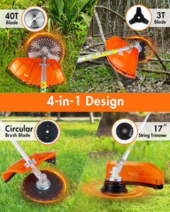 <span class=keywords><strong>NEOTEC</strong></span> 4 en <span class=keywords><strong>1</strong></span> Motor de gasolina Desbrozadora de gas Recortadoras eléctricas Cortacésped de 4 tiempos - Product Image 4