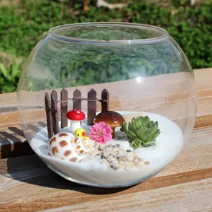 Globo di vetro terrari per piante Orbs di vetro vaso da tavolo piante ad aria acquario decorazioni per la casa